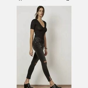 Boyish Riley Skinny Jean in Charcoal Size 28